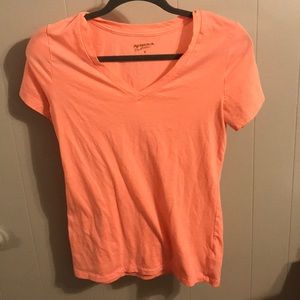 Peach Short Sleeve Top